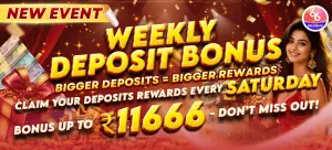 Weekly Deposit Bonus
