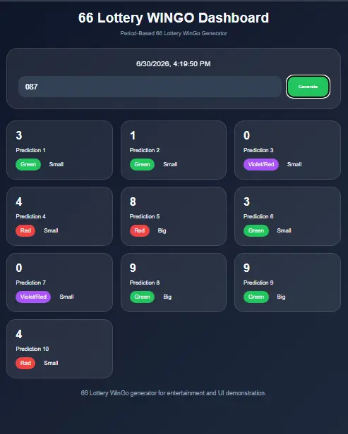online Prediction tool