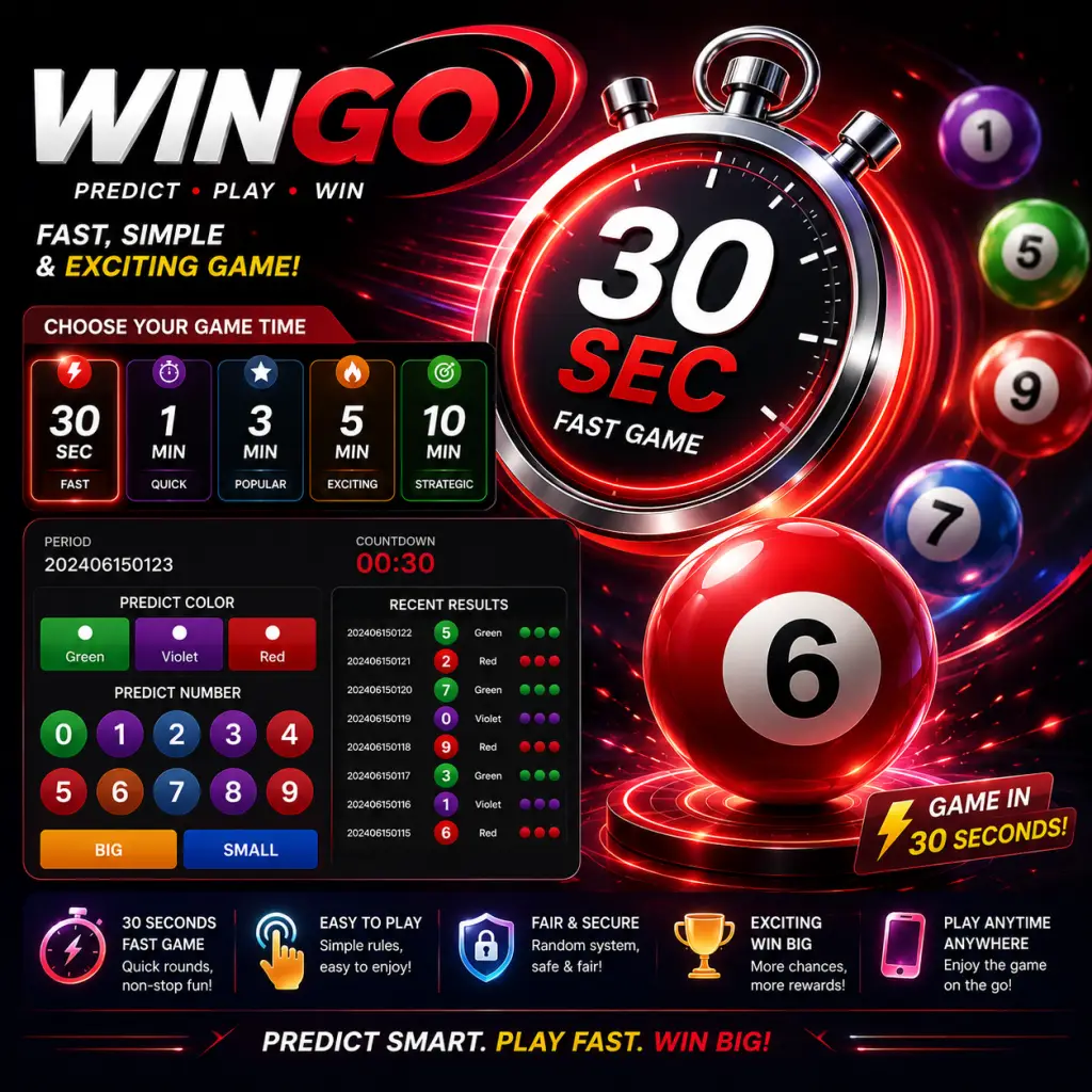 30 sec fast game Wingo